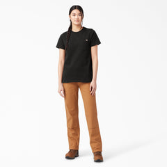 "Women's Heavyweight Short Sleeve Pocket T-Shirt"