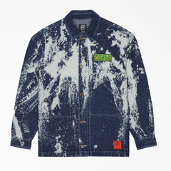 "Brain Dead Bleached Denim Jacket"