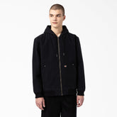 "Hooded Bomber Jacket"