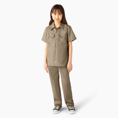 "Kids' Short Sleeve Work Shirt"