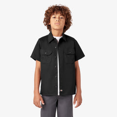 "Kids' Short Sleeve Work Shirt"