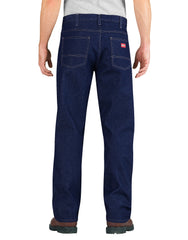 "Flame-Resistant Relaxed Fit Straight Leg 5-Pocket Jeans"