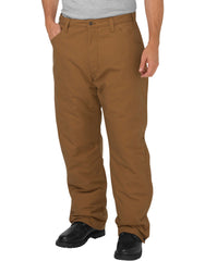 "Flame-Resistant Relaxed Fit Straight Leg Insulated Duck Pants"