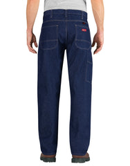 "Flame-Resistant Relaxed Fit Straight Leg Carpenter Jeans"