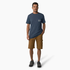 "United By Work Graphic Pocket T-Shirt"