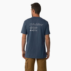 "United By Work Graphic Pocket T-Shirt"