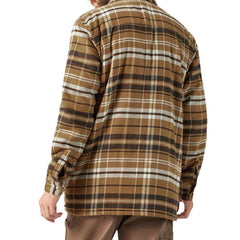 "Water Repellent Fleece-Lined Flannel Shirt Jacket"
