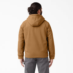 "Duck High Pile Fleece Lined Hooded Jacket"