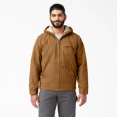 "Duck High Pile Fleece Lined Hooded Jacket"