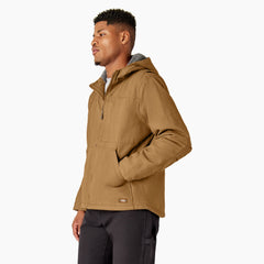 "Duck Canvas High Pile Fleece Lined Jacket"