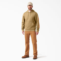 "Water Repellent Sleeve Logo Hoodie"