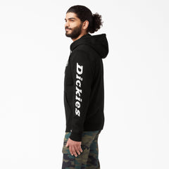 "Logo Sleeve Fleece Hoodie"