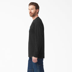 "Tri-Color Logo Graphic Long Sleeve T-Shirt"