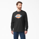 "Tri-Color Logo Graphic Long Sleeve T-Shirt"