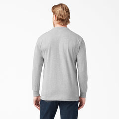 "Heavyweight Long Sleeve Henley T-Shirt"