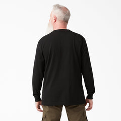 "Heavyweight Long Sleeve Henley T-Shirt"