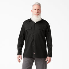 "FLEX Relaxed Fit Long Sleeve Work Shirt"