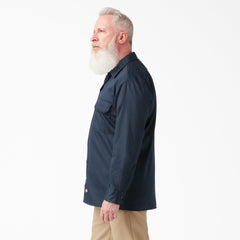 "FLEX Relaxed Fit Long Sleeve Work Shirt"