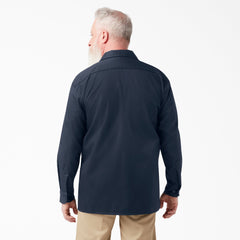 "FLEX Relaxed Fit Long Sleeve Work Shirt"