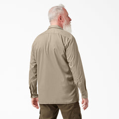 "FLEX Relaxed Fit Long Sleeve Work Shirt"