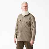 "FLEX Relaxed Fit Long Sleeve Work Shirt"