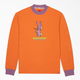 "Brain Dead Embroidered Waffle Knit Sweater"