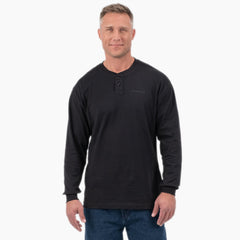 "Long Sleeve Henley T-Shirt"