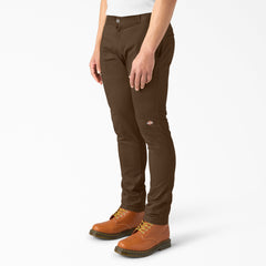 "FLEX Skinny Fit Double Knee Work Pants"