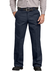 "FLEX Relaxed Fit Straight Leg Twill Comfort Waist Pants"