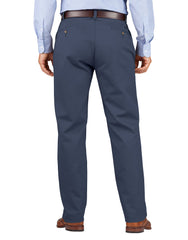"Relaxed Fit Tapered Leg Comfort Waist Khaki Pants"