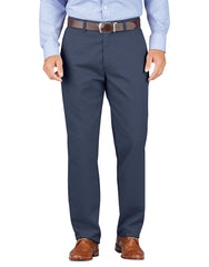 "Relaxed Fit Tapered Leg Comfort Waist Khaki Pants"