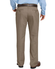 "FLEX Regular Fit Tapered Leg Flat Front Sorona® Pants"
