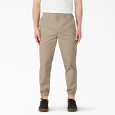 "Regular Fit Cropped Jogger Work Pants"