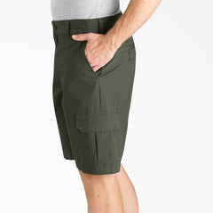 "Relaxed Fit Ripstop Cargo Shorts, 11"""