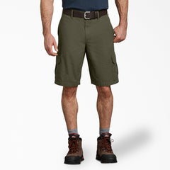 "Relaxed Fit Ripstop Cargo Shorts, 11"""