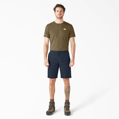 "FLEX Relaxed Fit Work Shorts, 11"""