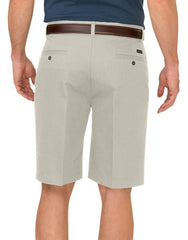 "Dickies KHAKI 10"" Relaxed Fit Pleated Front Short"