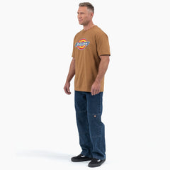 "Short Sleeve Tri-Color Logo Graphic T-Shirt"