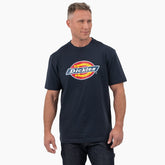 "Short Sleeve Tri-Color Logo Graphic T-Shirt"