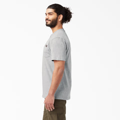 "Heavyweight Short Sleeve Henley T-Shirt"