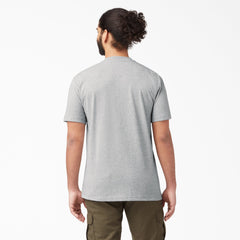 "Heavyweight Short Sleeve Henley T-Shirt"