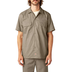 "FLEX Slim Fit Short Sleeve Work Shirt"