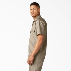"FLEX Relaxed Fit Short Sleeve Work Shirt"
