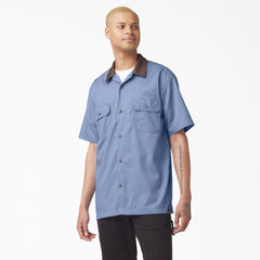 "Vincent Alvarez Block Collar Work Shirt"