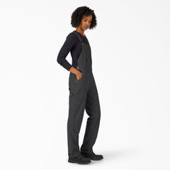 "Women's Straight Fit Duck Double Front Bib Overalls"
