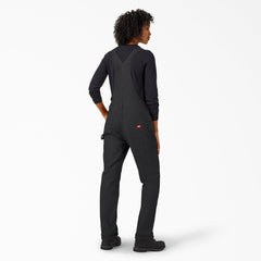 "Women's Straight Fit Duck Double Front Bib Overalls"