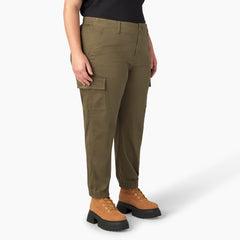 "Women's Plus High Rise Fit Cargo Pants"