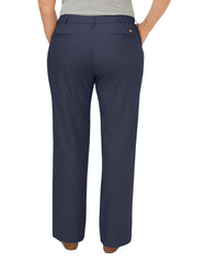 "Women's Premium Curvy Fit Straight Leg Flat Front Pants (Plus)"
