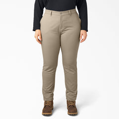 "Women's Plus Mid Rise Skinny Leg Pants"