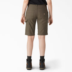 "Women's Relaxed Fit Duck Carpenter Shorts, 11"""